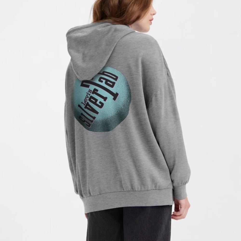NWT! Levi’s Silvertab Prism Oversized Hoodie Sweatshirt L